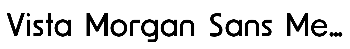 Vista Morgan Sans Medium