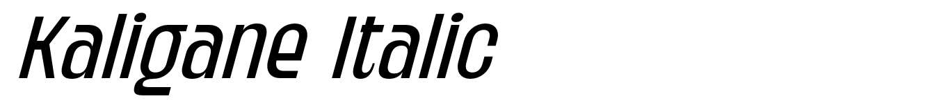 Kaligane Italic