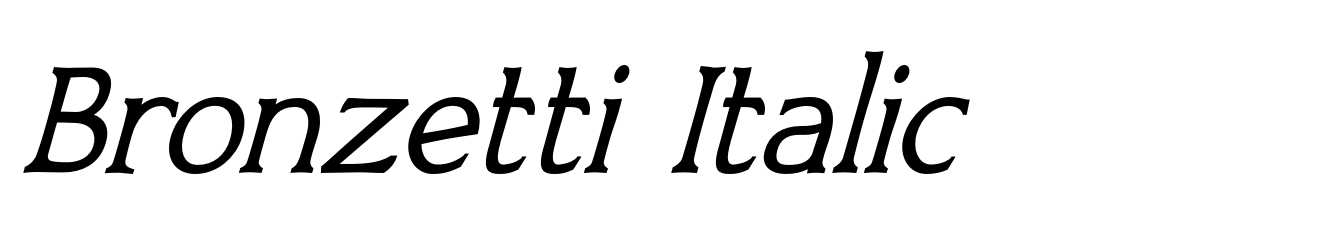 Bronzetti Italic