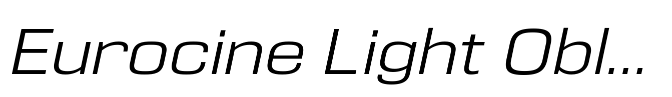 Eurocine Light Oblique