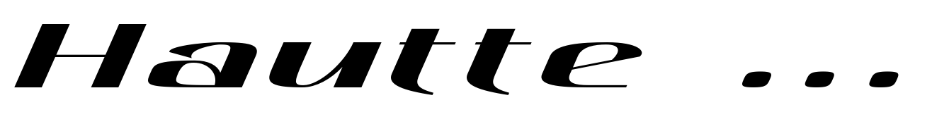 Hautte Italic Ult Expanded