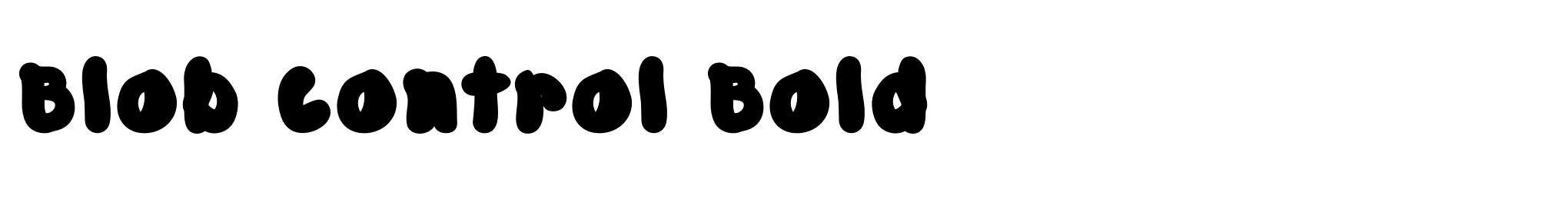 Blob Control Bold image
