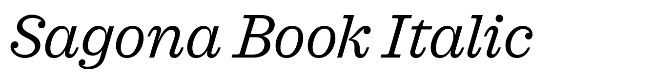 Sagona Book Italic