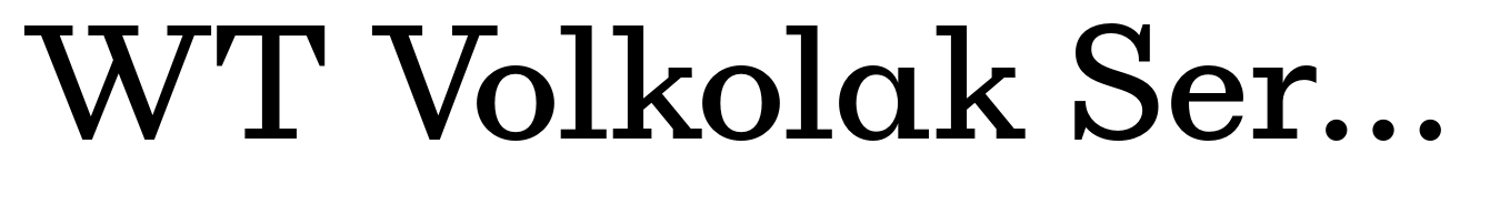 WT Volkolak Serif Caption Light