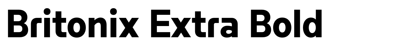 Britonix Extra Bold