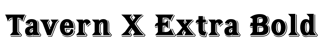 Tavern X Extra Bold