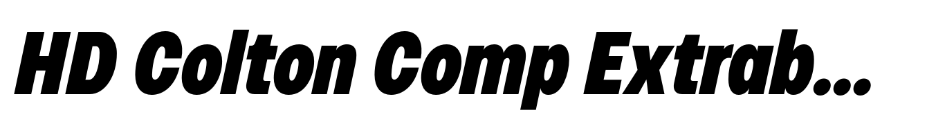 HD Colton Comp Extrabold Italic