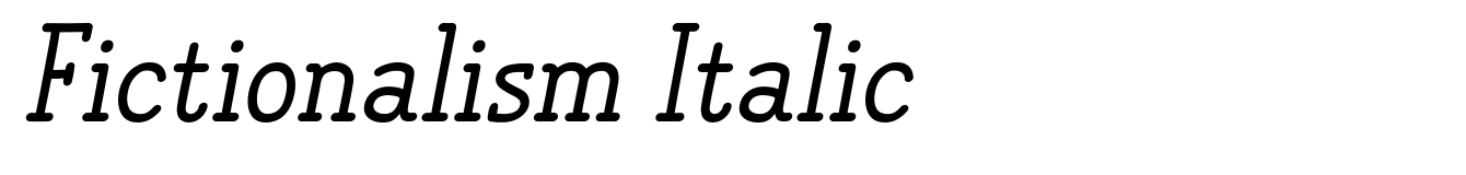 Fictionalism Italic