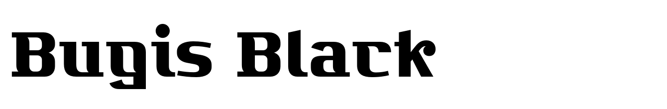 Bugis Black