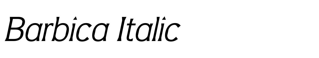 Barbica Italic