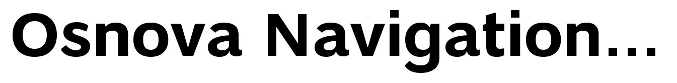 Osnova Navigation Greek Bold