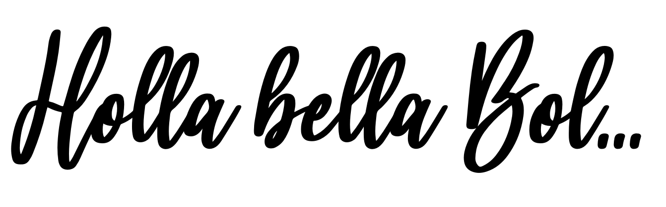 Holla bella Bold Italic