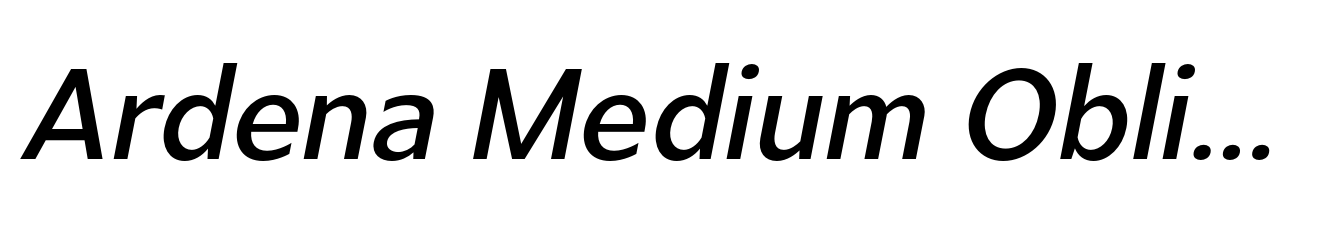 Ardena Medium Oblique