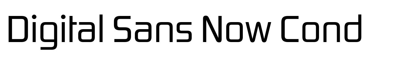 Digital Sans Now Cond