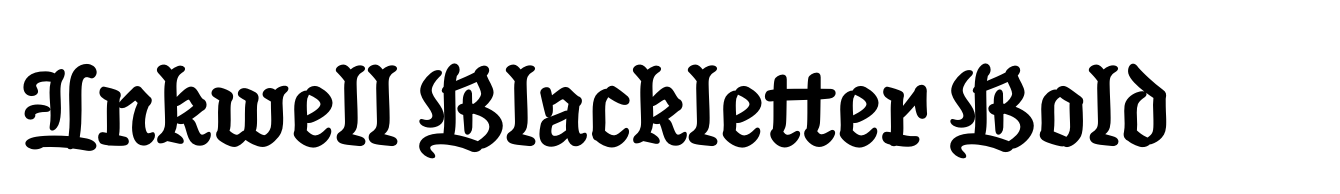 Inkwell Blackletter Bold
