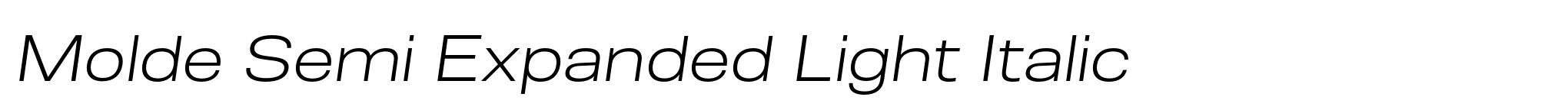 Molde Semi Expanded Light Italic image