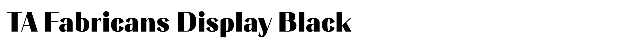 TA Fabricans Display Black image