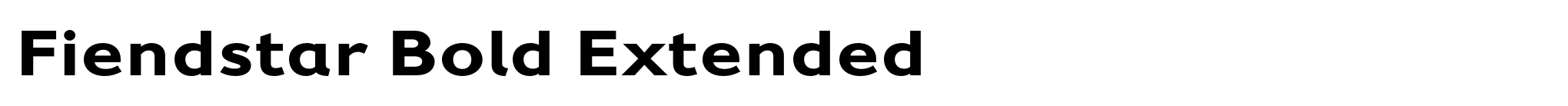 Fiendstar Bold Extended image