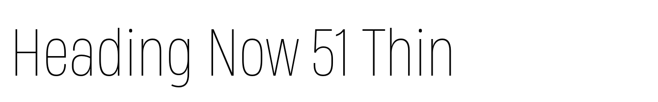 Heading Now 51 Thin