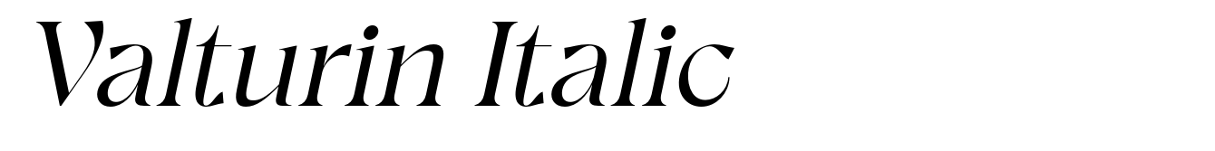 Valturin Italic