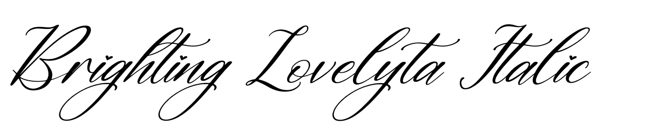 Brighting Lovelyta Italic