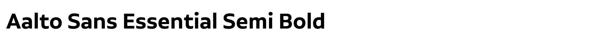 Aalto Sans Essential Semi Bold image