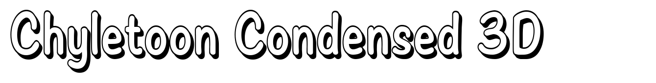 Chyletoon Condensed 3D