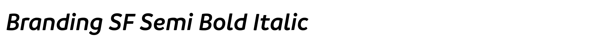 Branding SF Semi Bold Italic image