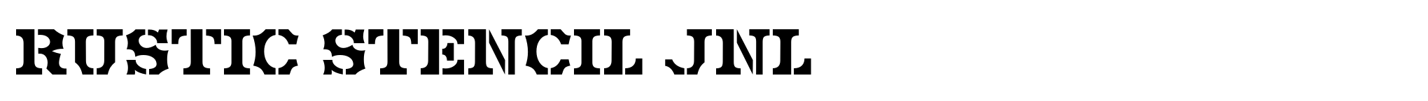 Rustic Stencil JNL image