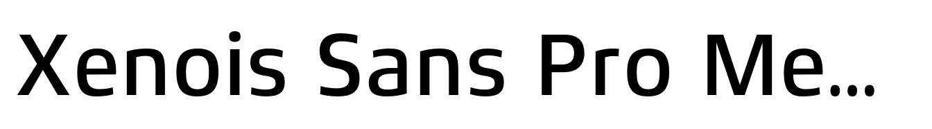 Xenois Sans Pro Medium