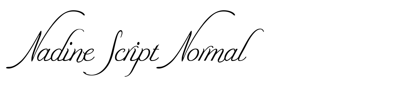 Nadine Script Normal