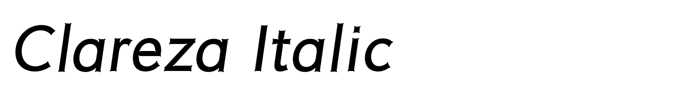 Clareza Italic