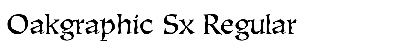 Oakgraphic Sx Regular