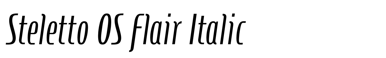 Steletto OS Flair Italic