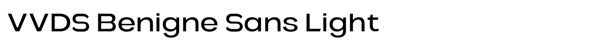 VVDS Benigne Sans Light image