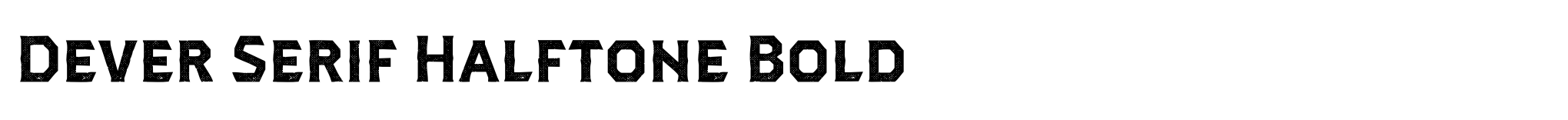 Dever Serif Halftone Bold image