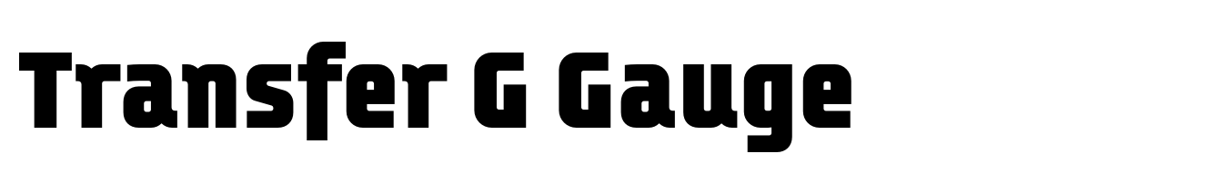 Transfer G Gauge