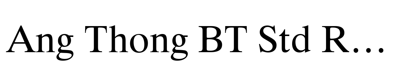 Monotype Logo Thong