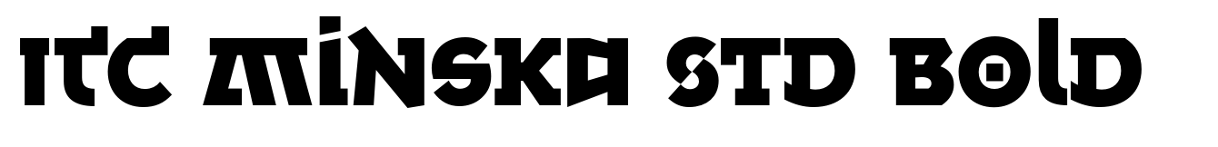 ITC Minska Std Bold