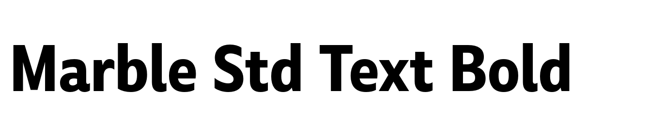 Marble Std Text Bold