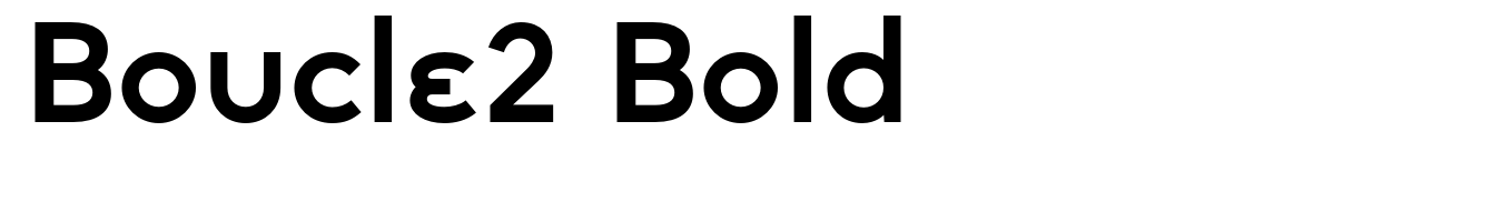 Boucle2 Bold