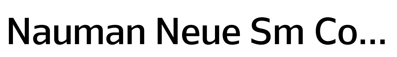 Nauman Neue Sm Condensed Medium