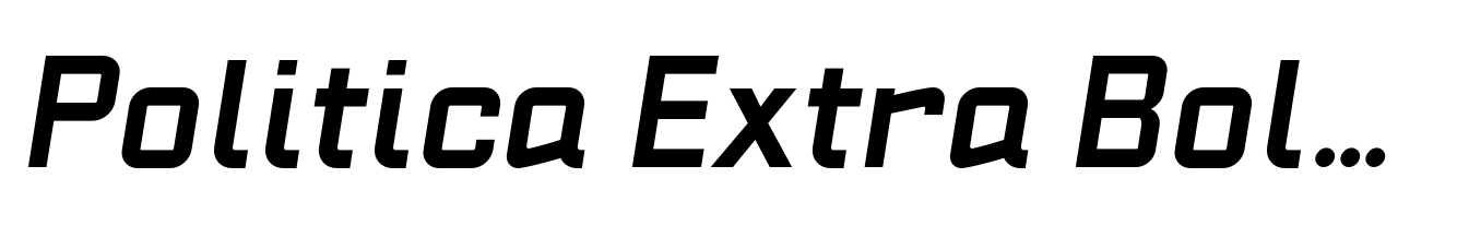 Politica Extra Bold Italic Xp