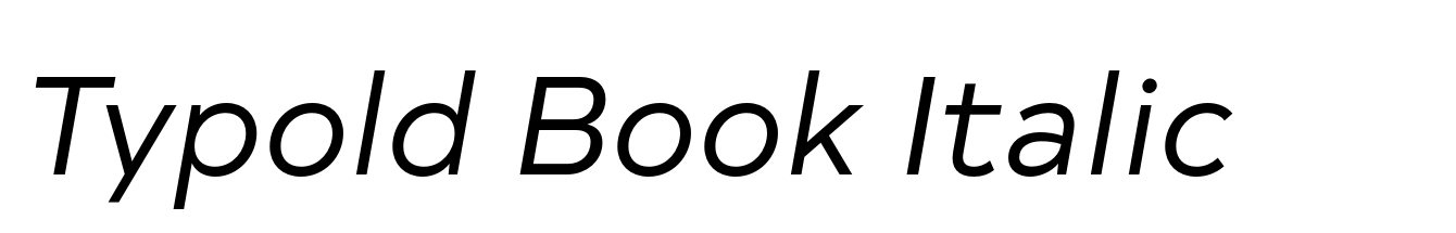 Typold Book Italic