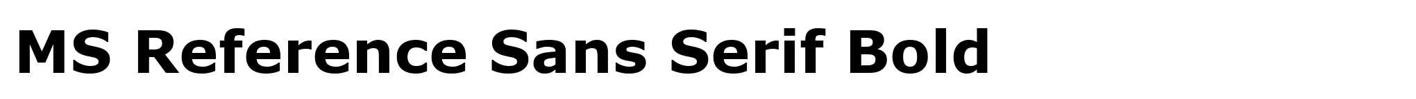 MS Reference Sans Serif Bold image
