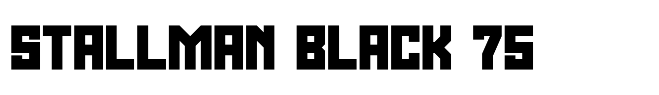 Stallman Black 75
