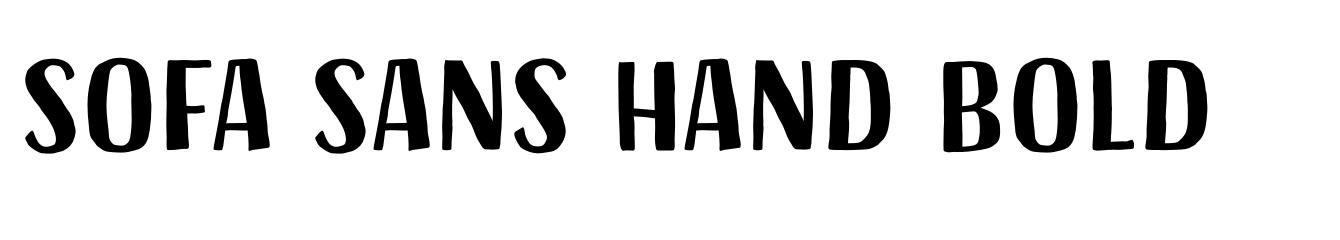 Sofa Sans Hand Bold