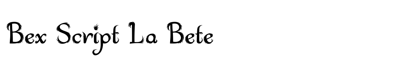 Bex Script La Bete