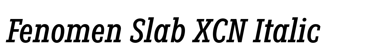 Fenomen Slab XCN Italic