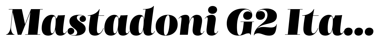 Mastadoni G2 Italic